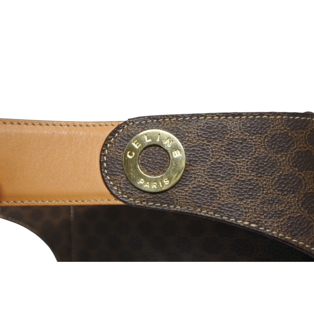 Celine Body Macadam Brown Bag Leather Waist - Picture 6 of 10